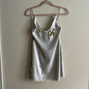 Sequin free people mini dress